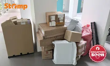 Sengkang resident claims Ninja Van parcels left at void deck