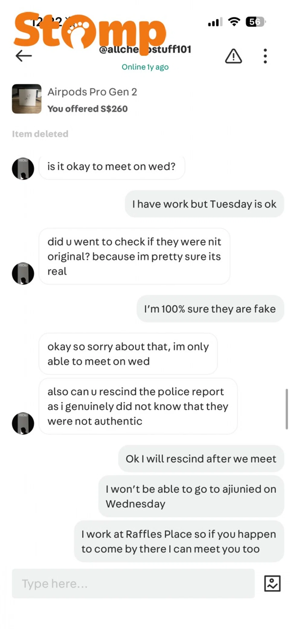 fake airpods carousell