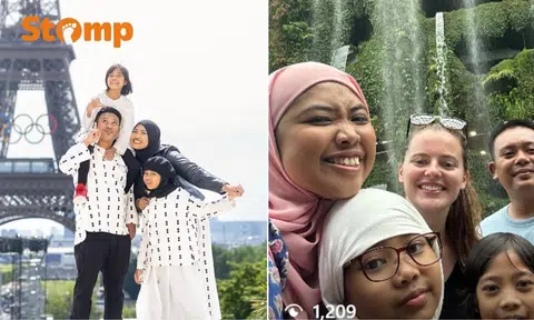 The Singaporean family hosted their Paris photographer during her four-day visit to Singapore.