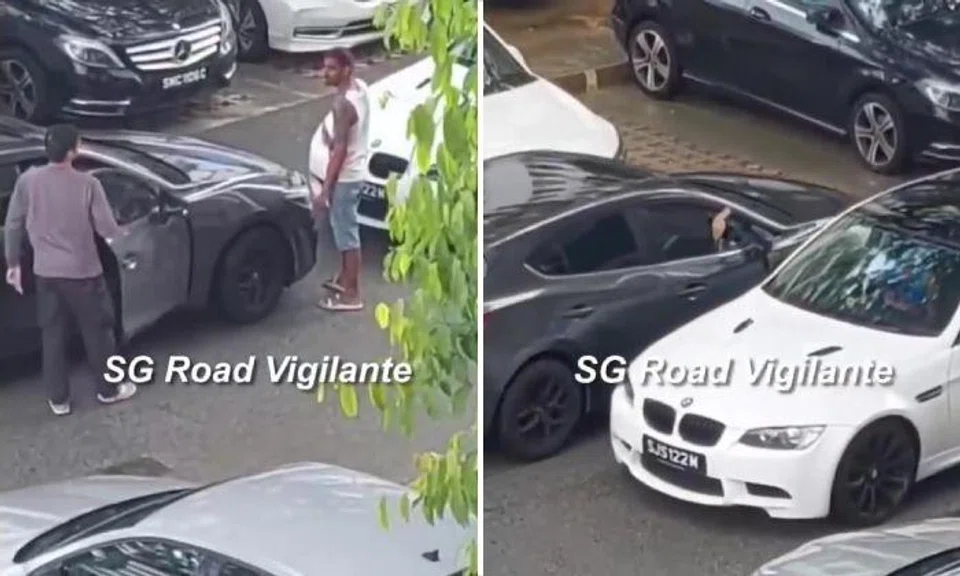 Hougang carpark dispute: Mazda driver triggered after BMW driver 'started to play ego games with me'