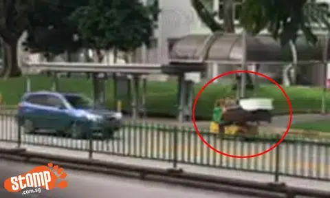 Even street sweepers are going against traffic now