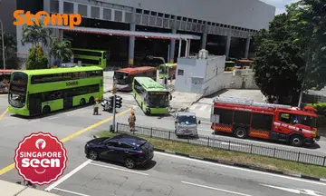 Seven-month-old baby among 4 people taken to hospital after AMK accident involving 2 buses and car