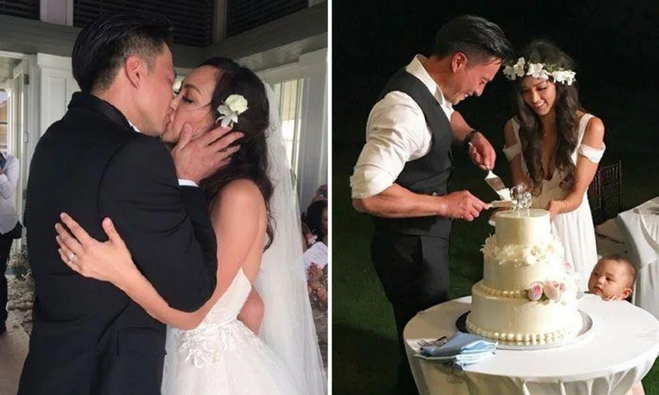 Hong Kong-based actor Andy On weds model Jessica C -- 18 months after their daughter's birth