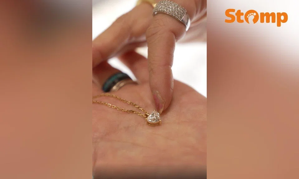 ashes diamond necklace