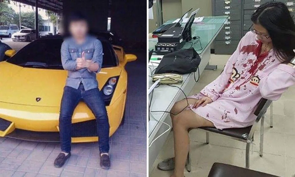 Pregnant Thai woman allegedly beaten up by high society boyfriend till her face was bloodied