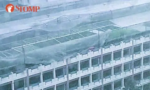 Sharing a video of the incident, Stomper Eric described the storm as a four-in-one.