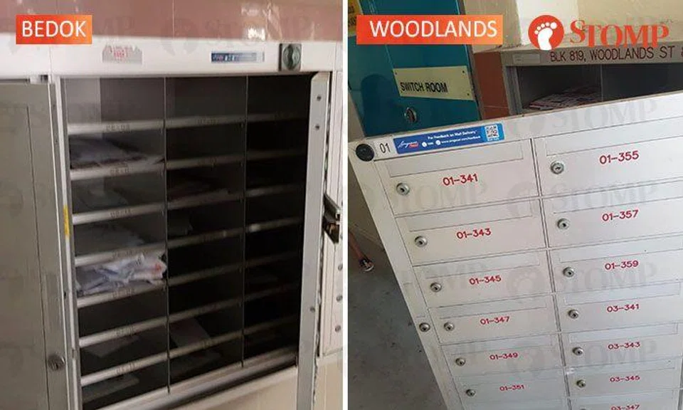 SingPost apologises for unlocked mailbox masterdoors at Bedok and Woodlands