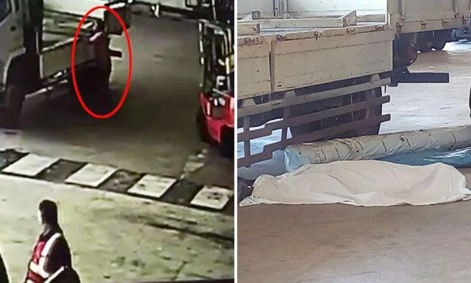 54-year-old man crushed to death after cylindrical object from forklift falls on him at Tanjong Penjuru warehouse