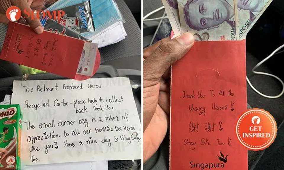 RedMart deliveryman warmed by kindness on rainy day: 'It's worth it for such customers'