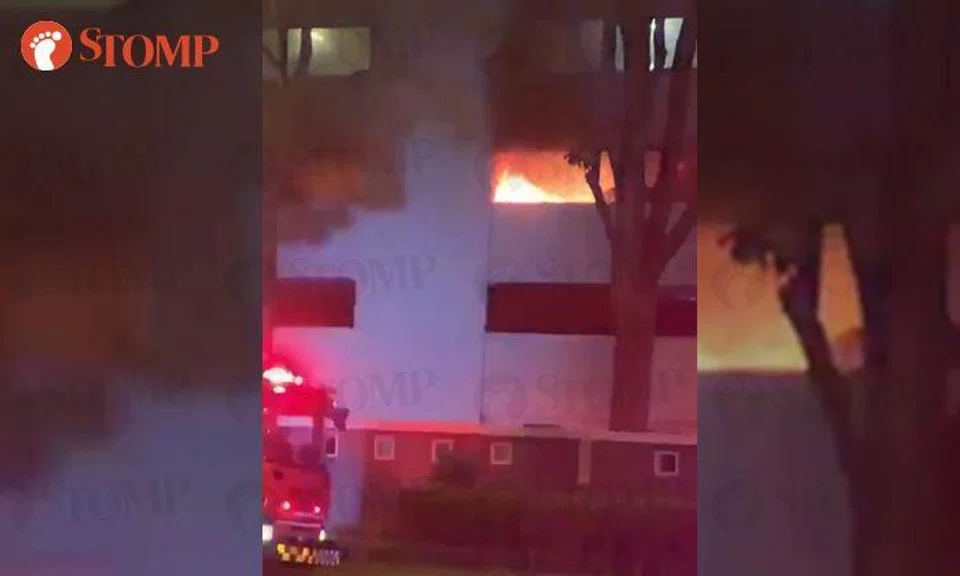 1 vehicle consumed by fire, another 2 damaged at Regent Heights condo carpark