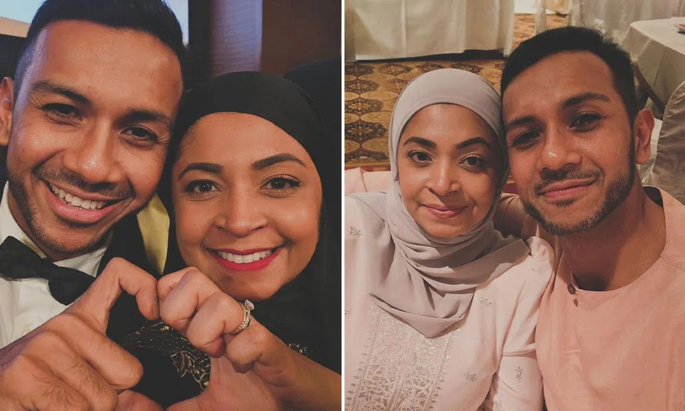 Taufik Batisah and Sheena Akbal