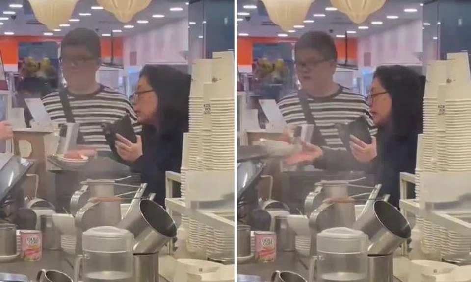 After seeing a video of the incident online, a Stomper said: "The lady was disrespectful to the staff in a dispute over half-boiled eggs.