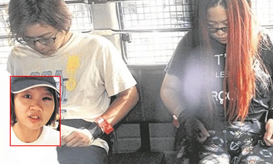 Pua Hak Chuan (left) and Tan Hui Zhen (right) abused the victim Ms Annie Ee Yu Lian (left inset) for eight months, leading to her death. 