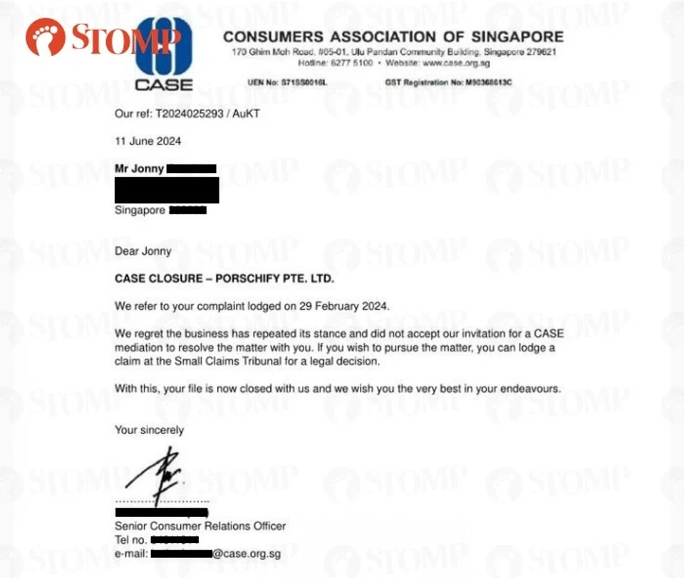 Case letter