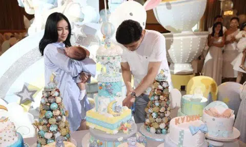 Socialite Kim Lim throws fancy 99-day party for son at Ritz-Carlton Millenia Singapore