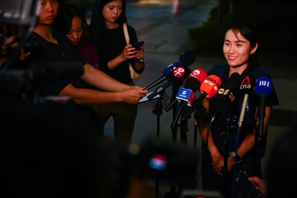 Superintendent of Police Esther Koh, head of operations at Central Police Division