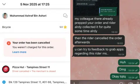 'Grab system loophole?': GrabFood driver allegedly cancels customer's order after collecting food