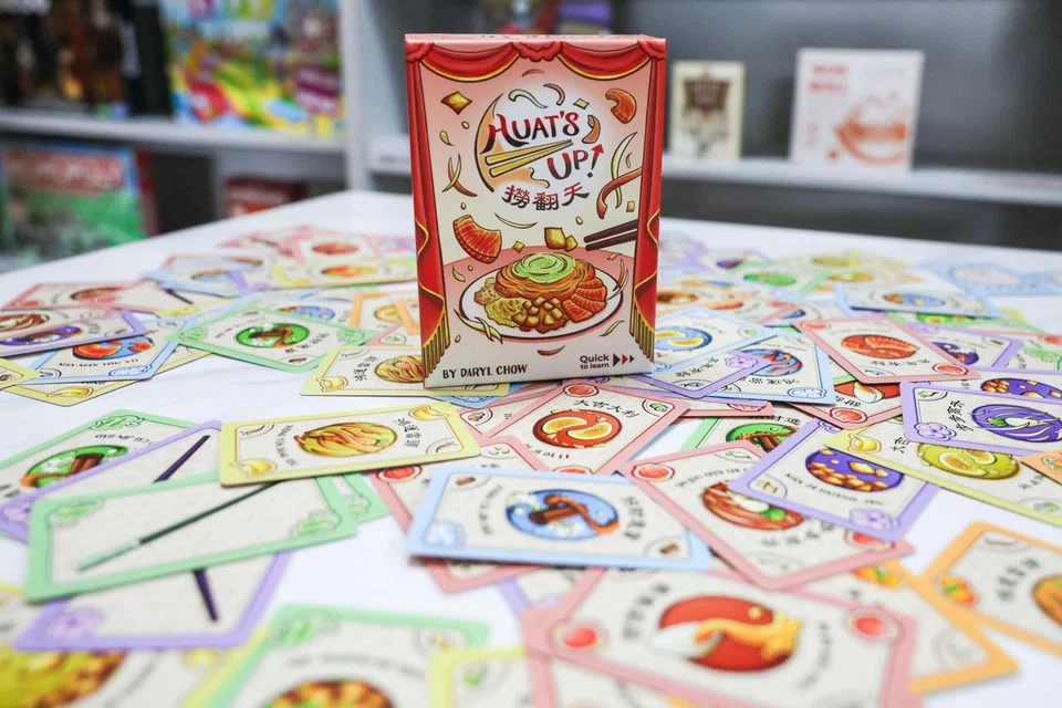 Local card game Huat's Up? is designed by Dr Daryl Chow.