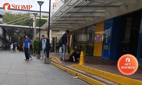 Kind Stomper gives first aid to woman who fell at Jurong Point on his birthday