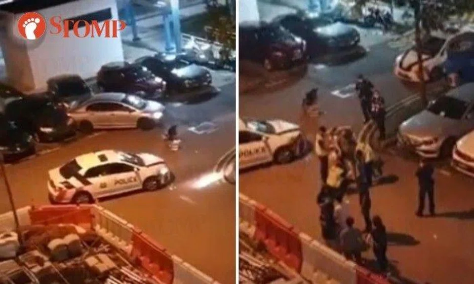 Man in getaway car hits 8 vehicles in attempt to flee from police, 2 officers taken to hospital