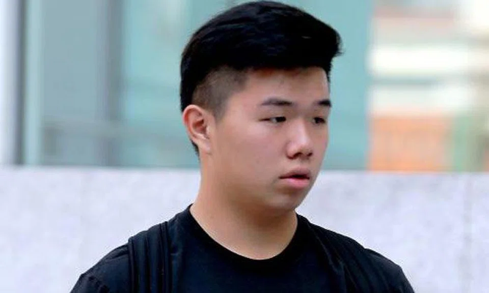 Chiang Wei Sheng has to perform 150 hours of community service and is prohibited from owning a mobile phone with camera functions during his period of probation. PHOTO: ST FILE
