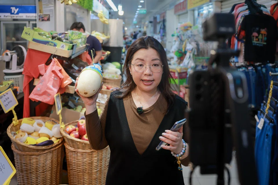 Ms Christina Gwee, 50, is one of more than 200 content creators trained by TikTok as part of its Live Host Academy.