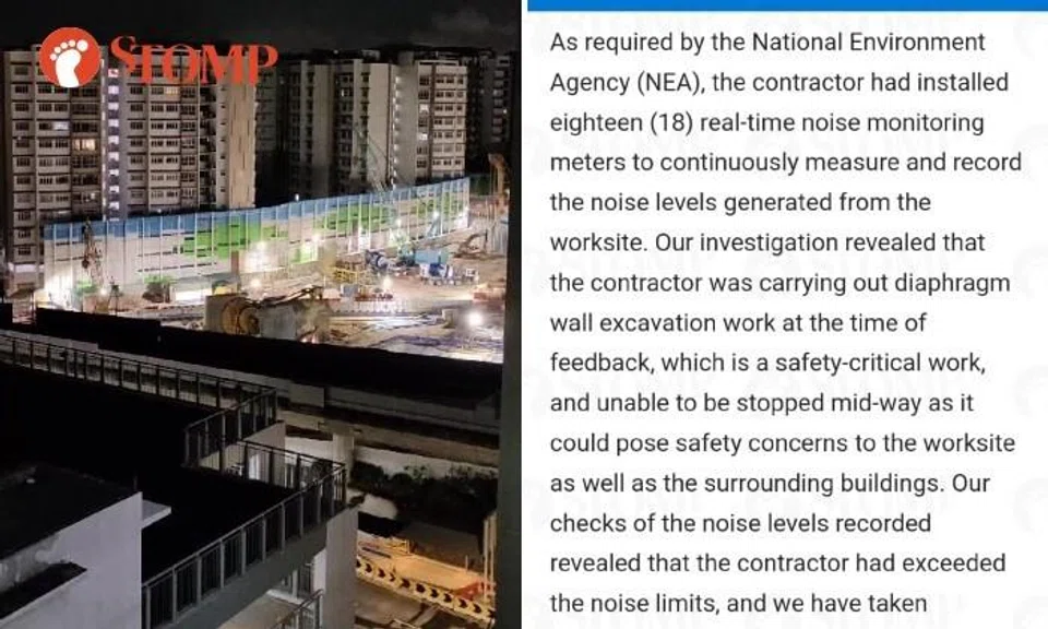 Pasir Ris resident still losing sleep after going to MP, NEA and contractor about MRT construction noise