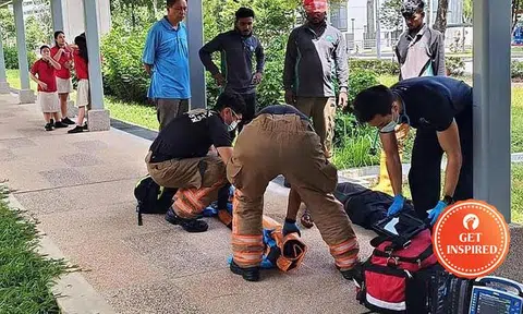 Quick-thinking Yew Tee Primary School students call for help after man collapses in Choa Chu Kang