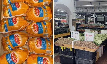 Marine Parade fruit stall offers free 1.1kg frozen chicken with $10 vegetable purchase