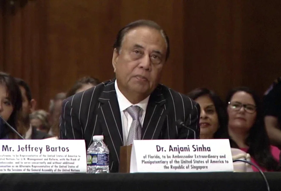 Dr Anjani Sinha, who has practised in New York and Florida, is believed to be close to the Trump family.