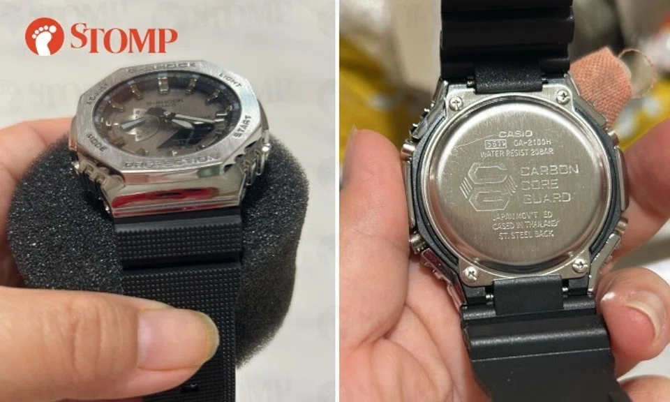 When he saw the watch, he confirmed that it was a counterfeit.