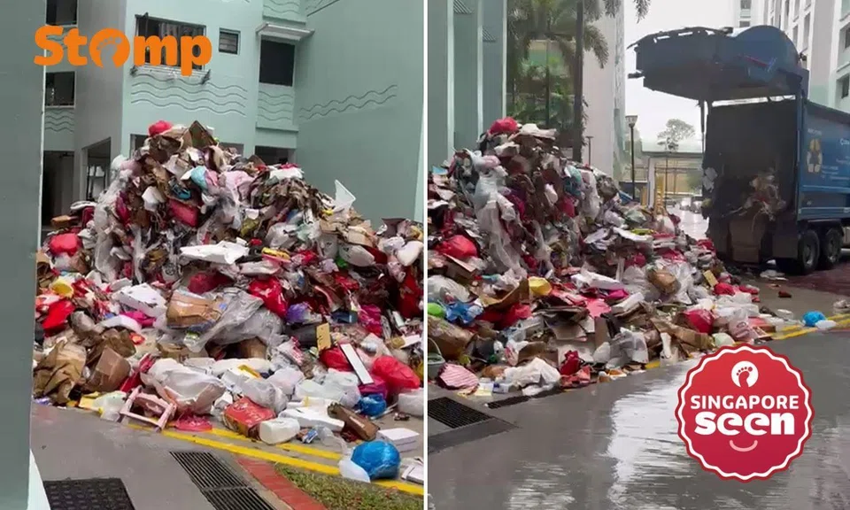 Recycling truck catches fire at Anchorvale Link