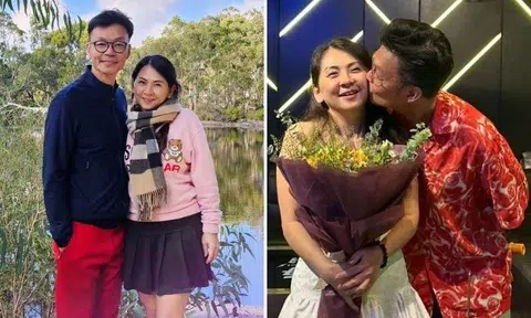 Mark Lee and Ms Catherine Ng celebrated their 25th wedding anniversary on May 27. 