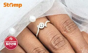 woman looking for lost diamond ring