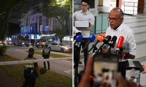 Suspicious parcel at Serangoon North mosque contained meat believed to be pork, says Shanmugam