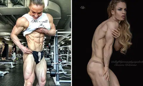 Believe it or not, this insanely ripped body belongs to a woman