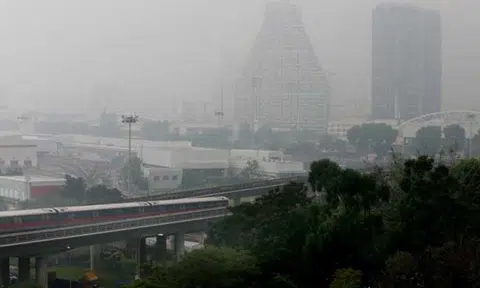 This time, it is local pollution causing haze