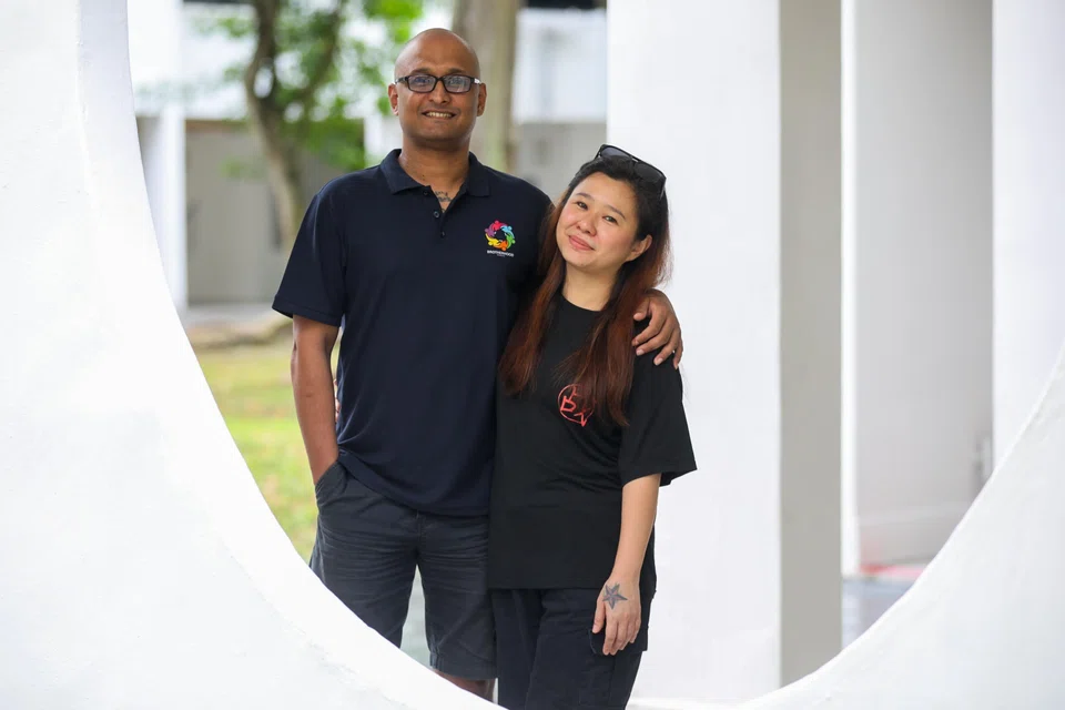 Mr Rizwan Habib now lives with his girlfriend Elizabeth Neo in his new flat in Tengah.
