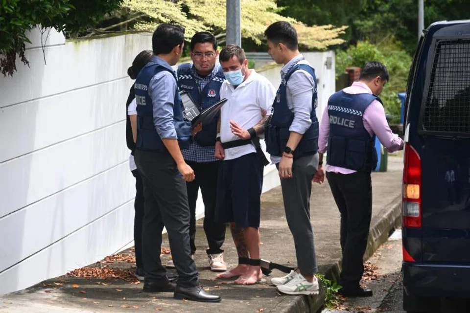 Mateo Andres Garces Murillo taken to the landed home in Bukit Timah.