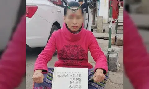 Woman who says she's 'too beautiful to work' turns to begging in China