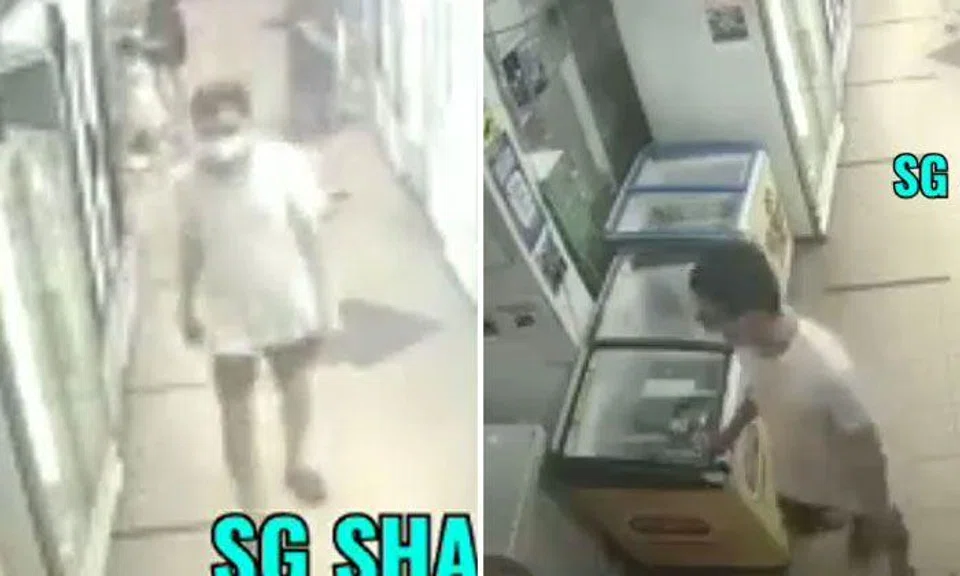 Yishun minimart offering reward to find man who took ice cream without paying: "Strike 3 liao"
