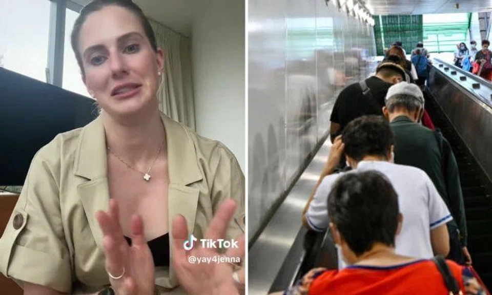 Jenna: “There is always a bottleneck when entering and exiting the escalator and it’s made worse by people looking at their phones.” 