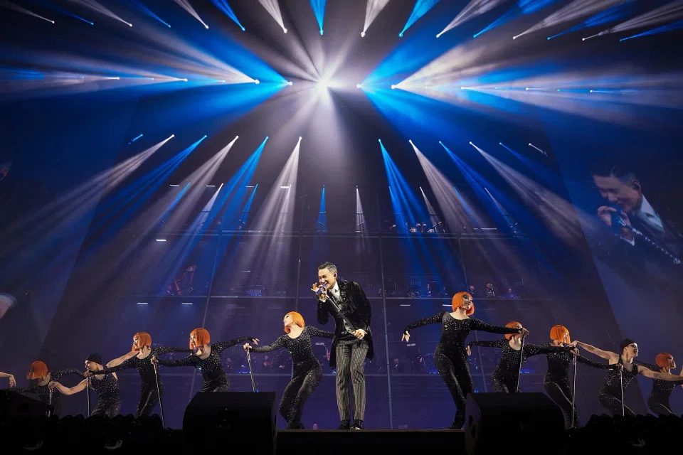 Hong Kong Heavenly King Jacky Cheung performing during his 60+ Concert Tour.