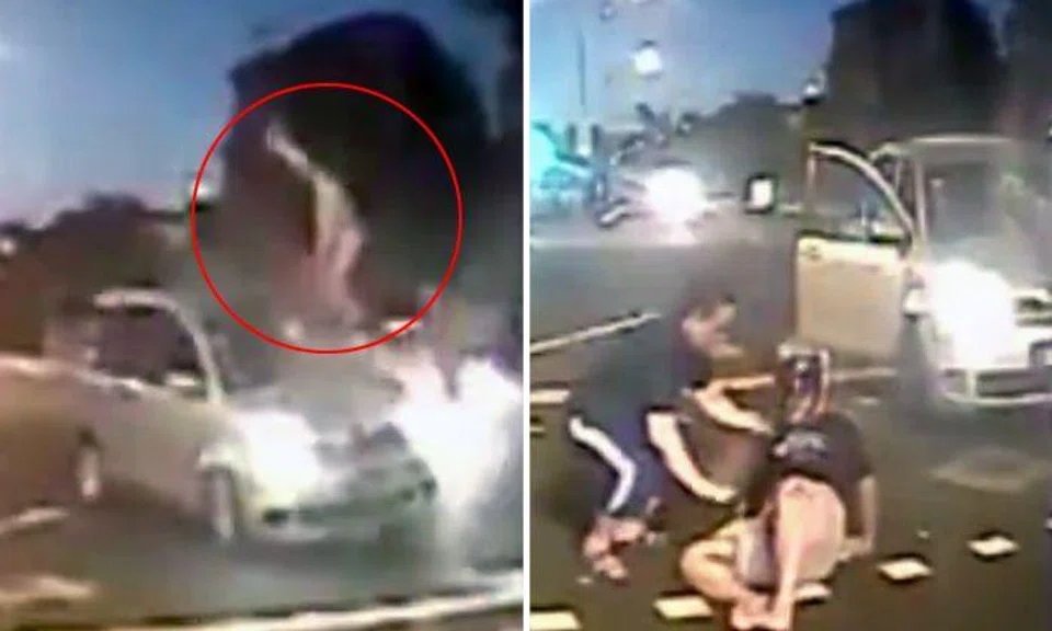 Biker dies in hospital after allegedly beating red light and crashing ...