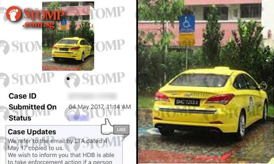 Here's what happens when you make a report against errant drivers at HDB carparks