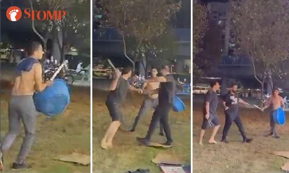 Two men wield 'weapons' during fight near Lakeside MRT station, both arrested