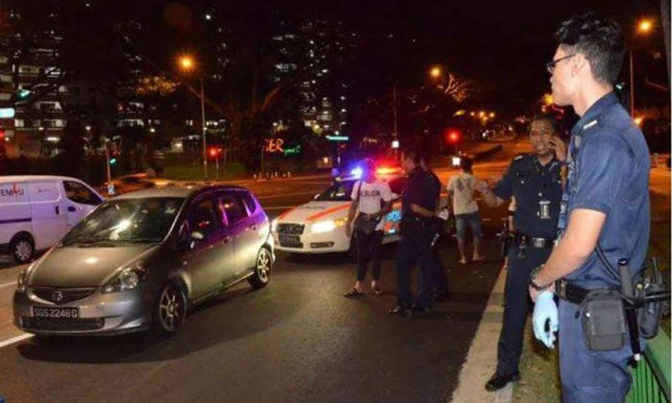 Driver knocks over rental car company worker before police pursue him in 5km car chase at Telok Blangah