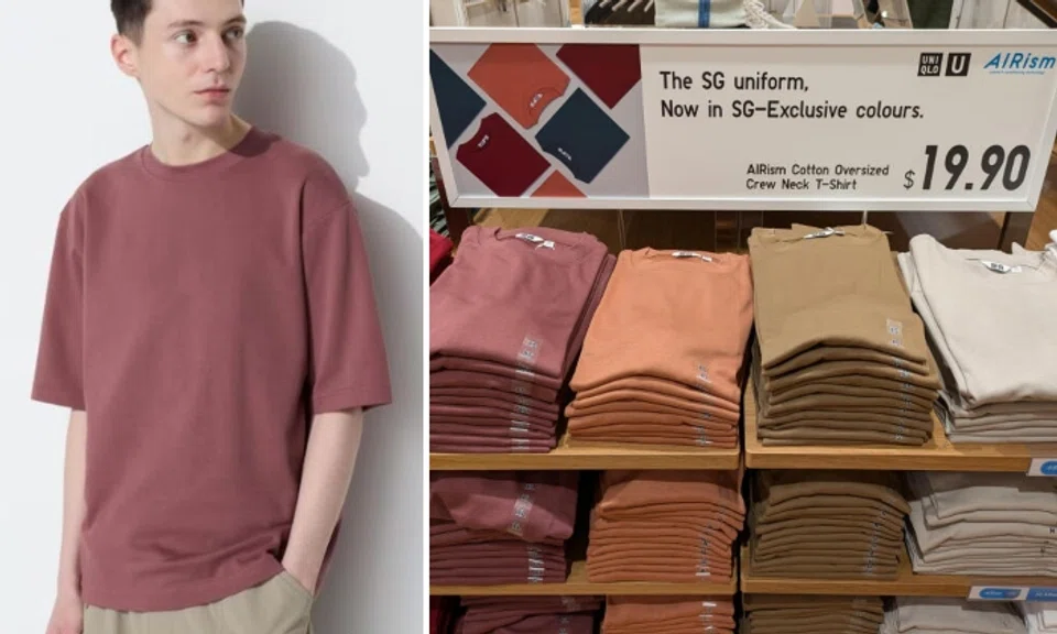 Fashion retailer Uniqlo appears to be embracing its role as the default dresser of the Singaporean male, and has rolled out a palette of Singapore-exclusive colours for its lightweight Airism tops that it is branding the “SG uniform”.