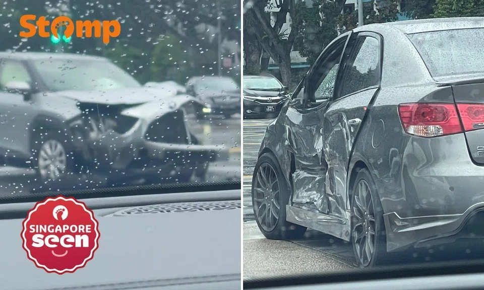 Two-car accident in Toa Payoh