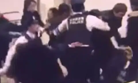 Rowdy Chinese tourists clash with police in Hokkaido airport after heavy snow leaves them stranded